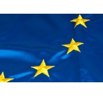 Gestickte EU fahnen