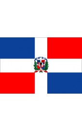 Dominikanische Republik Flagge