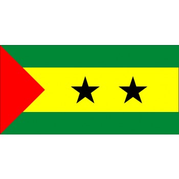 Sao Tomé Flagge