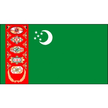 Türkmenistan Flagge
