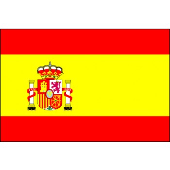 Spanien Flagge – Nationalflagge 145 X 90 Cm Aus Polyester, Mit Schlaufe Für Fahnenstange