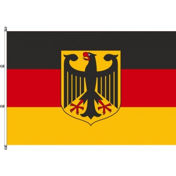 Deutschland fahnen mit Adler und Karabinerkonfektion