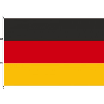Deutschland fahnen mit Karabinerkonfektion