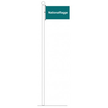 Algerien Flagge mit Karabinerkonfektion