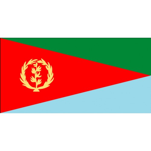Eritrea Flagge Von Flaggenmeer® – 90x150 Cm, Wetterfest & Mit Metallösen